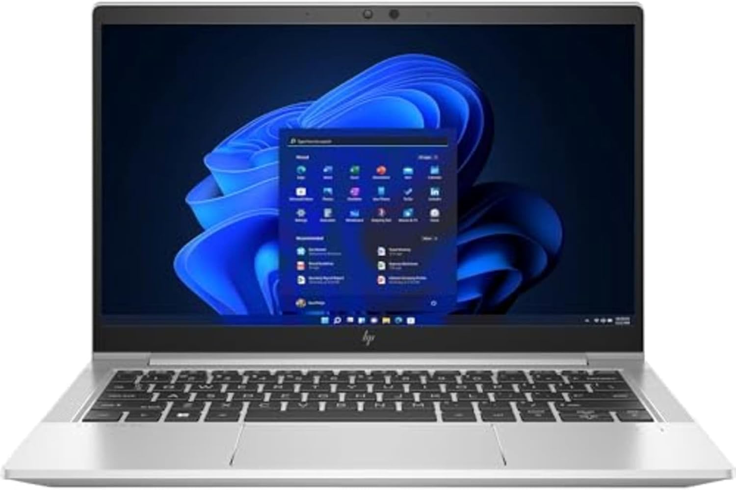 Laptop with a blue abstract design on the screen 
HP EliteBook 630 G9 Core i5 12th Gen Laptop 16GB RAM 256GB NVMe SSD Intel UHD Graphics Haroon Traders