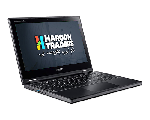 Laptop displaying the Haroon Traders logo on a white background

Acer Chromebook Spin 311 R721T AMD A6 Touch Convertible Chromebook 11.6 inch Haroon Traders