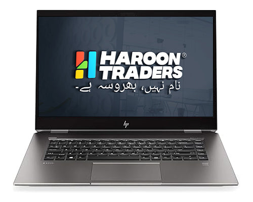 HP ZBook Studio 15 G5 Mobile Workstation - Core i7 8th 8850H, 4GB NVIDIA Quadro P2000 - Diamond Cut, 16GB RAM, 512GB NVMe SSD — Used USA Used in Pakistan