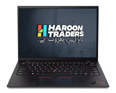 Lenovo ThinkPad X1 Carbon 9th Gen laptop – Intel Core i7 11th Gen 1185G7, 16GB RAM, 512GB NVMe SSD, Intel Iris Xe Graphics, 14-inch FHD display, backlit keyboard, lightweight business ultrabook – available in Pakistan