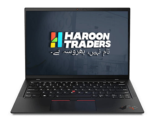 Laptop displaying the Haroon Traders logo on a white background

Lenovo ThinkPad X1 Carbon Gen 8 - Core i5 10th Gen Business Laptop, 14 inch FHD Display, 16GB RAM, 256GB SSD