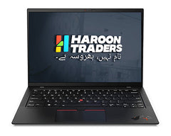 Laptop displaying the Haroon Traders logo on a white background

Lenovo ThinkPad X1 Carbon Gen 8 - Core i5 10th Gen Business Laptop, 14 inch FHD Display, 16GB RAM, 256GB SSD